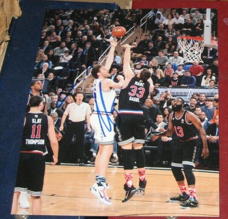 Pau Marc Gasol Grizzles Bulls SIGNED AUTOGRAPHED 2015 All-Star Game 8x10 Photo Poster painting