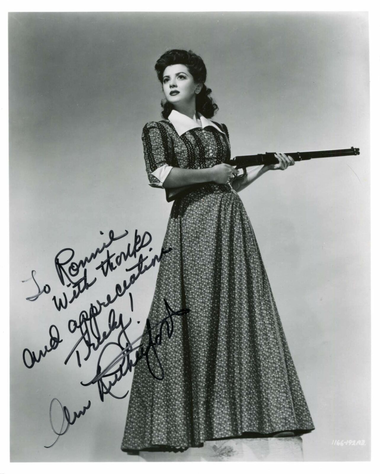 GONE WITH THE WIND ACTRESS Ann Rutherford autograph, signed Photo Poster painting