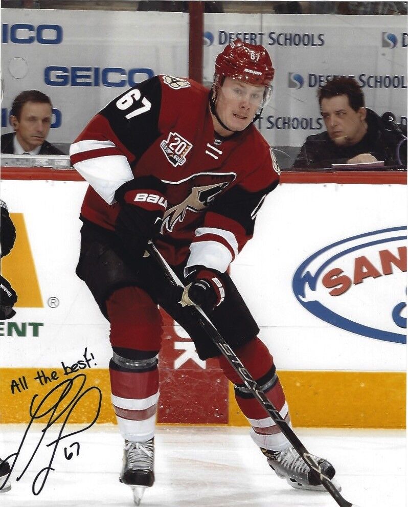 Arizona Coyotes Lawson Crouse Autographed Signed 8x10 Photo Poster painting COA A