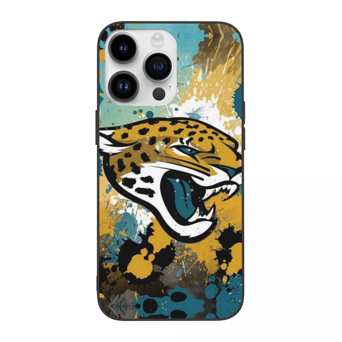 Jacksonville Jaguars Abstract Art iPhone Case Cover
