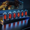 RGB digital tube clock Nixie tube clock IPS color screen digital clock DIY analog digital tube desktop digital clock decoration gift