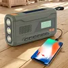 Portable DAB FM Radio with Flashlight BT Speaker Rechargeable Emergency Radio