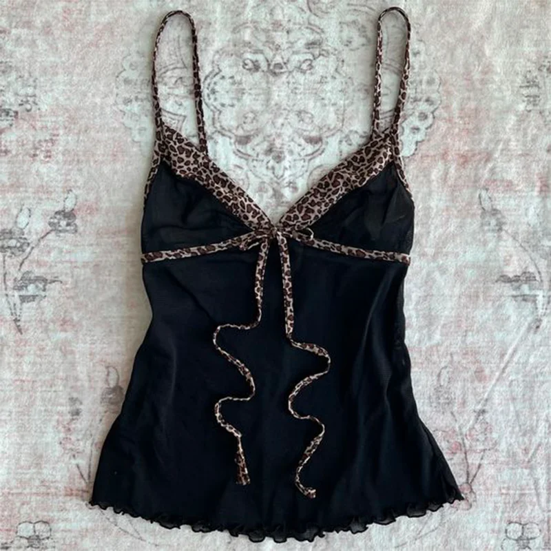 Aonga Solid Color Suspenders Fashion Chic Streetwear Commuting Y2K Crop Tops Harajuku Aesthetic Mood Women's Urban Beauty Women's Tops aonga