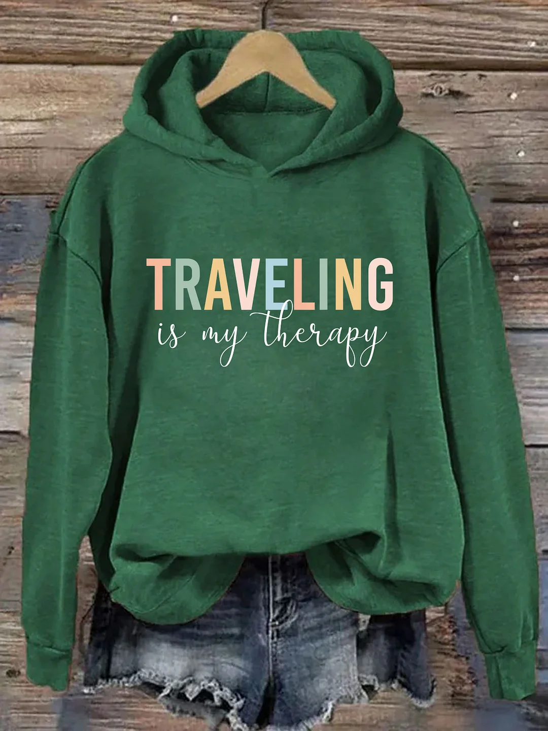 Travel Is My Therapy Hoodie