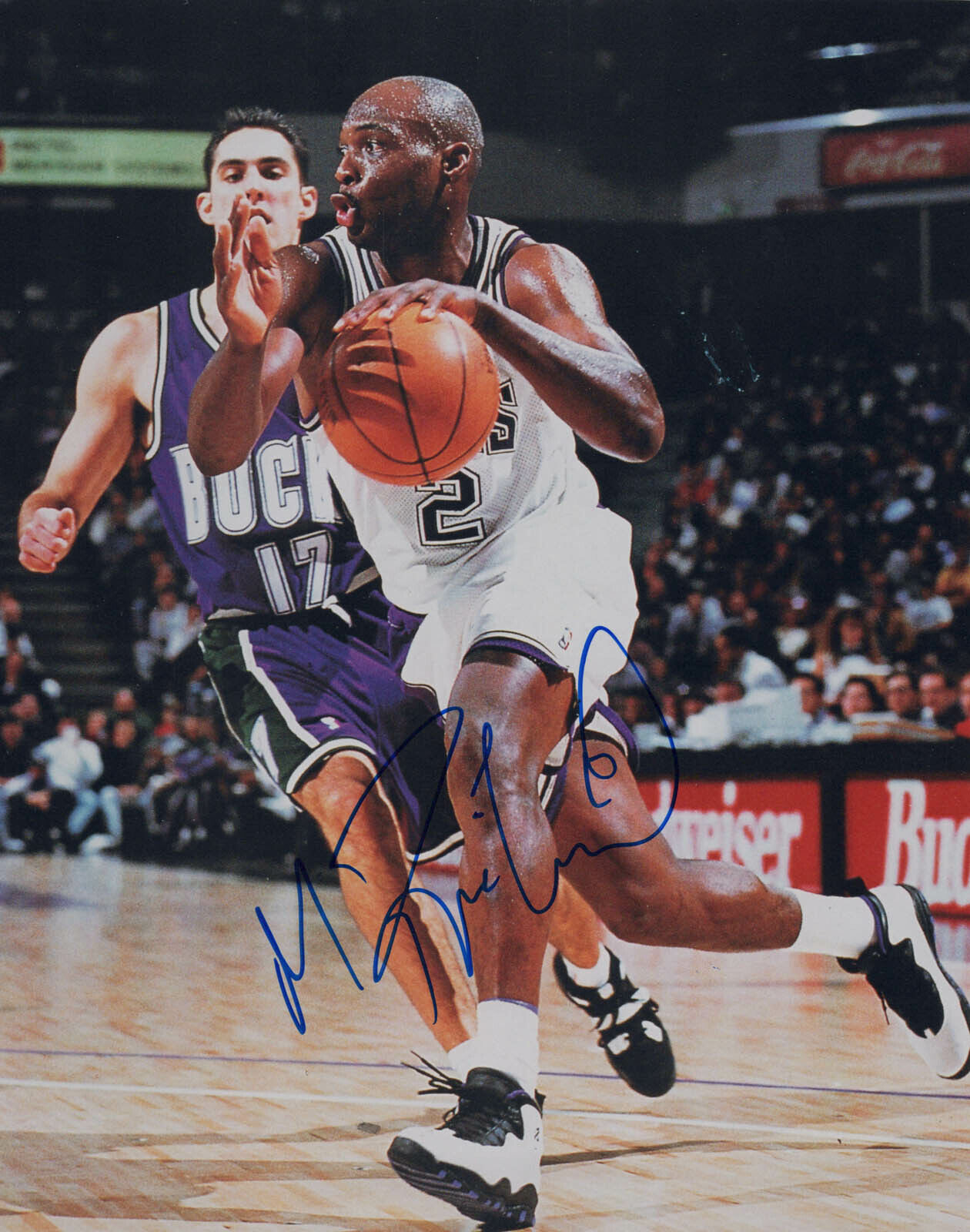 MITCH RICHMOND signed Autographed SACRAMENTO KINGS