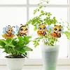 6Pcs Bee DIY Diamond Painting Kits Garden Stakes Diamond Art Kits Garden Decor