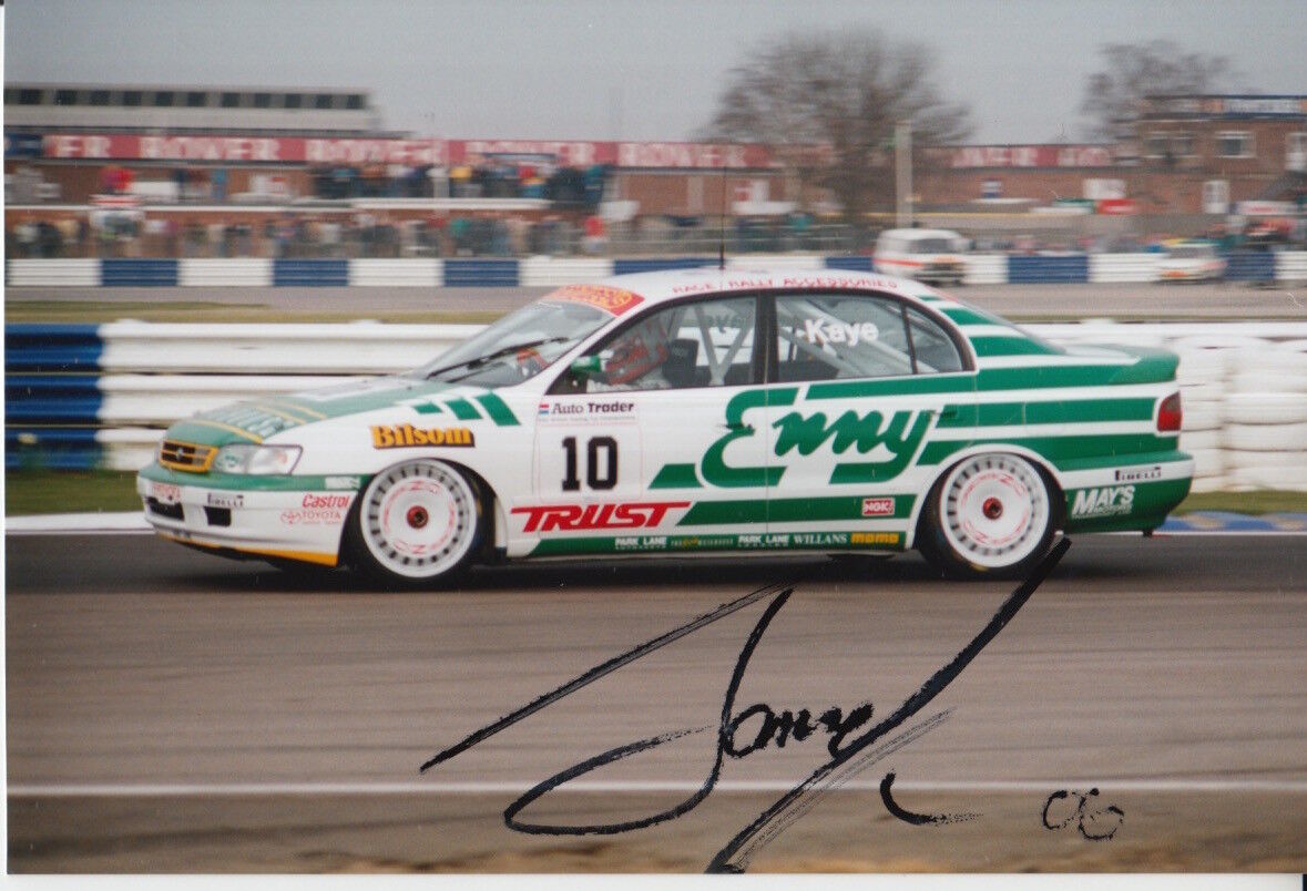 James Kaye Hand Signed 6x4 Photo Poster painting Touring Cars.