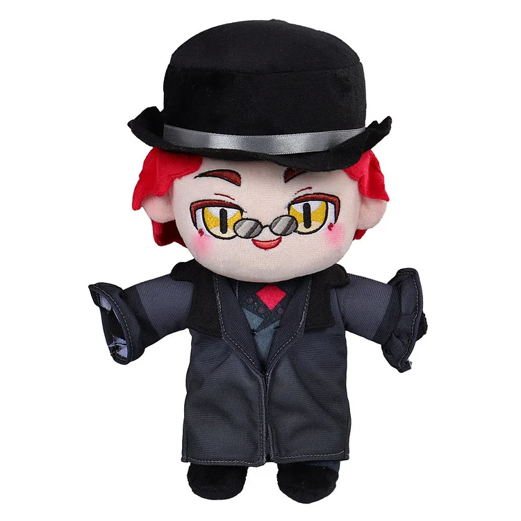 Good Omens Crowley Cosplay Plush Toys Cartoon Soft Stuffed Dolls Mascot Birthday Xmas Gift