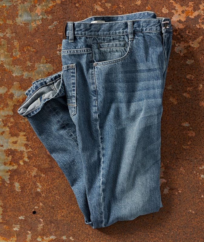 Men's casual retro loose all match jeans