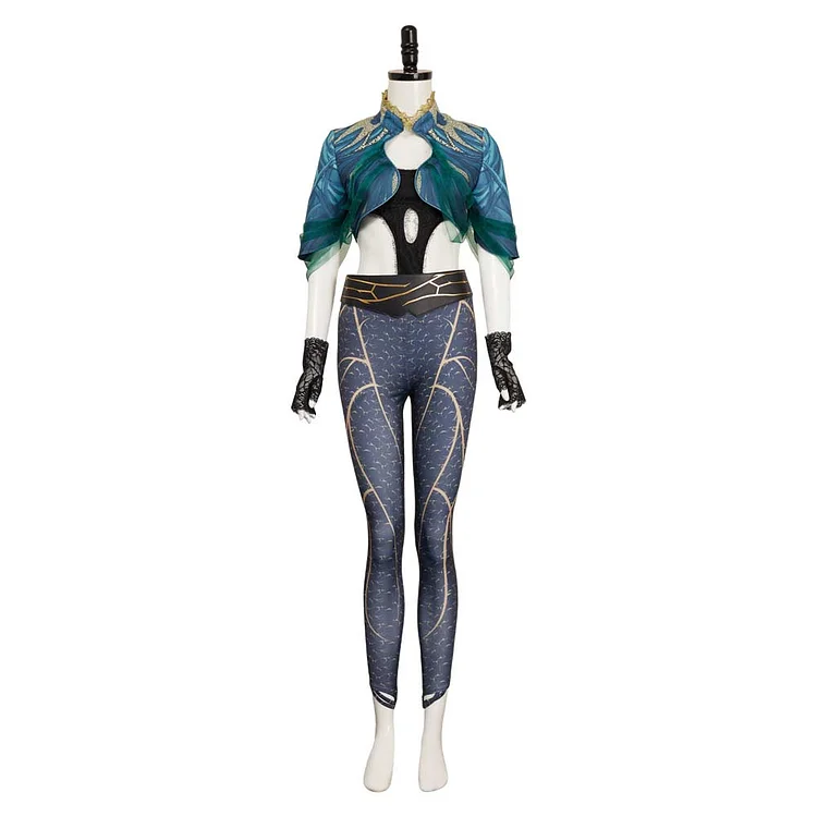 Agatha All Along (2024) Rio Vidal Green Black Set Outfits Cosplay Costume