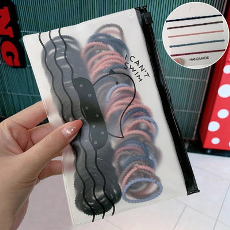 Hair Tie Rubber Band Female Small Hair Band Children’s Hair Rope Hair Rope Girl Baby Rubber Band Does Not Hurt Hair Elastic Good Simple