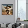 Diamond Painting-DIY Full Round Drill Cowboy Dog