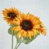 Real Touch 15cm Stem Sunflower Artificial Flower