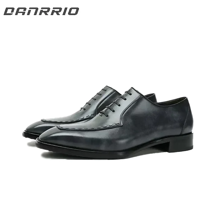 fashionista dress up Oxford Dress Shoe Work Casual Leather Genuine Shoes for Men Business Brown Black Driving Fashion Men's Formal Mens Walking Boat Comfort Cowhide Male main image 0