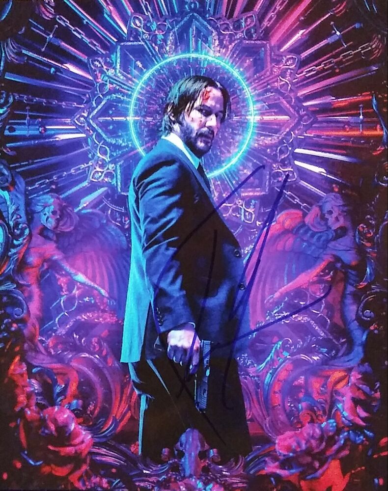 Keanu Reeves - John Wick -  signed 8x10