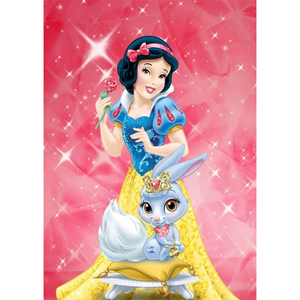 

30*40CM - Round Drill Diamond Painting - Cartoon Princess, 501 Original