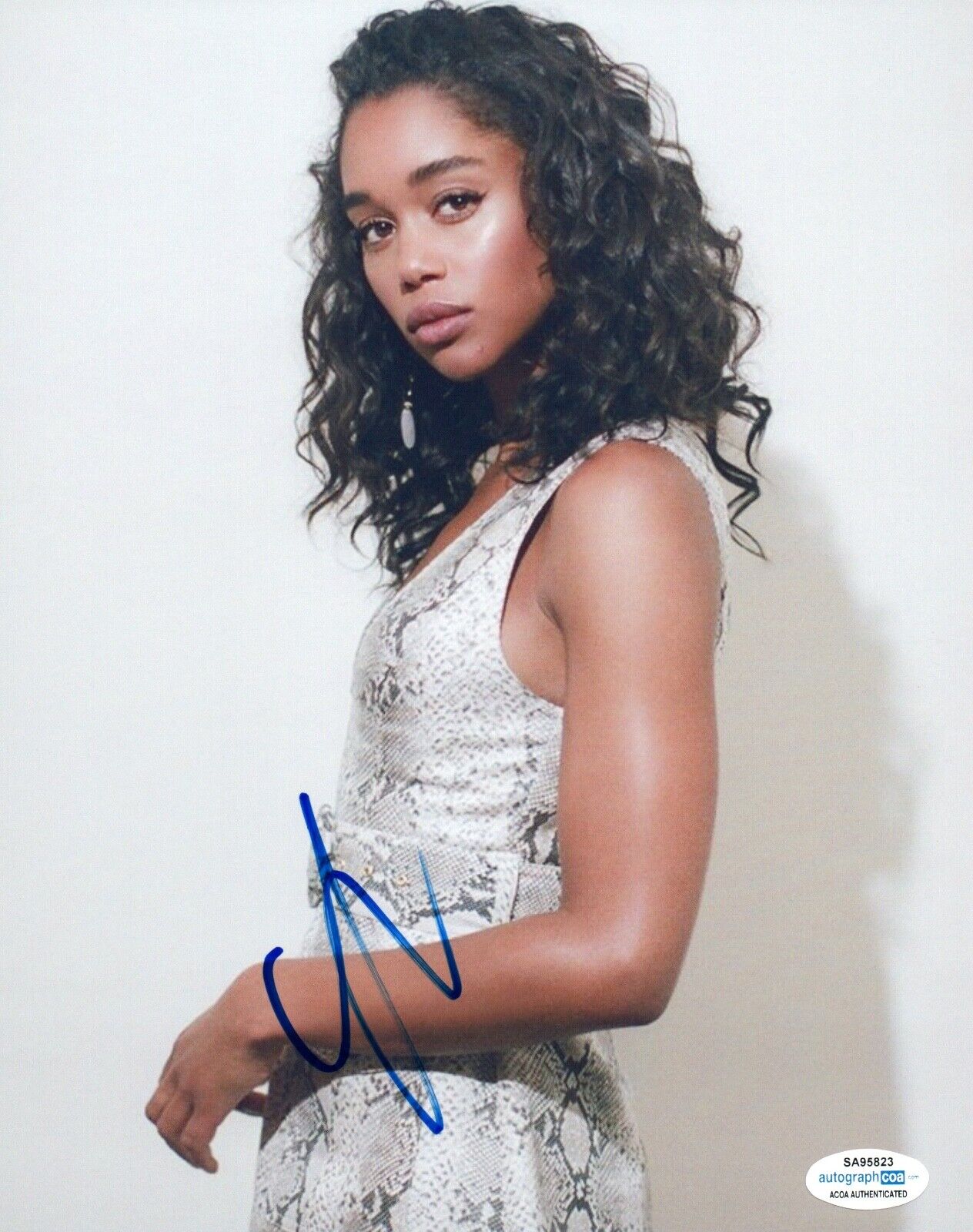 Laura Harrier Signed Autograph 8x10 Photo Poster painting Spider-Man Homecoming Actress ACOA COA