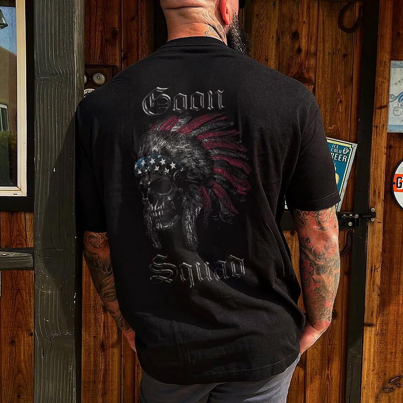 Livereid Goon Squad Skull Printed Men's T-shirt - Livereid