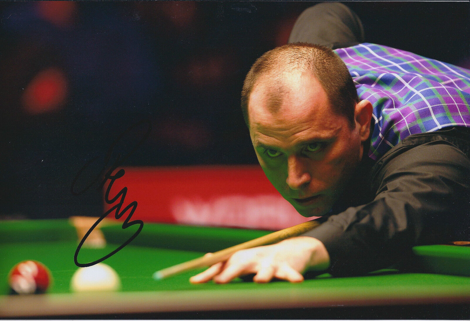 Joe PERRY SIGNED 12x8 Photo Poster painting Autograph COA AFTAL Snooker Sheffield CRUCIBLE