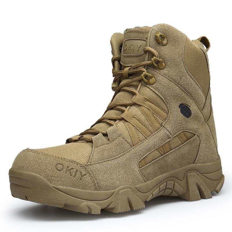 Military Outdoor Hiking Boots Special Force Desert Tactical Combat Ankle Shoes