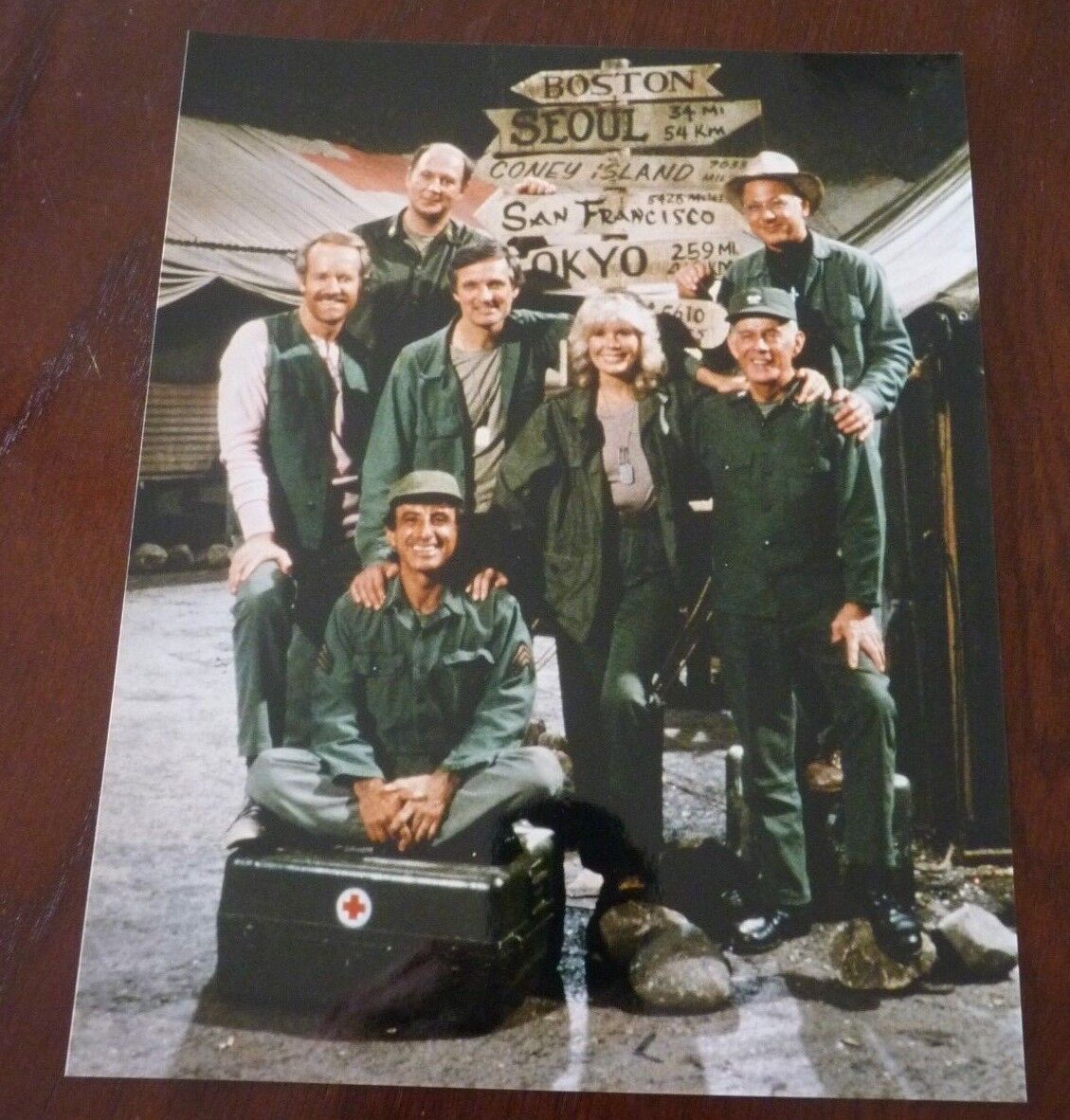 MASH 8x10 Color Promo Photo Poster painting Alda Farr Swit Morgan Rogers Stiers Christopher