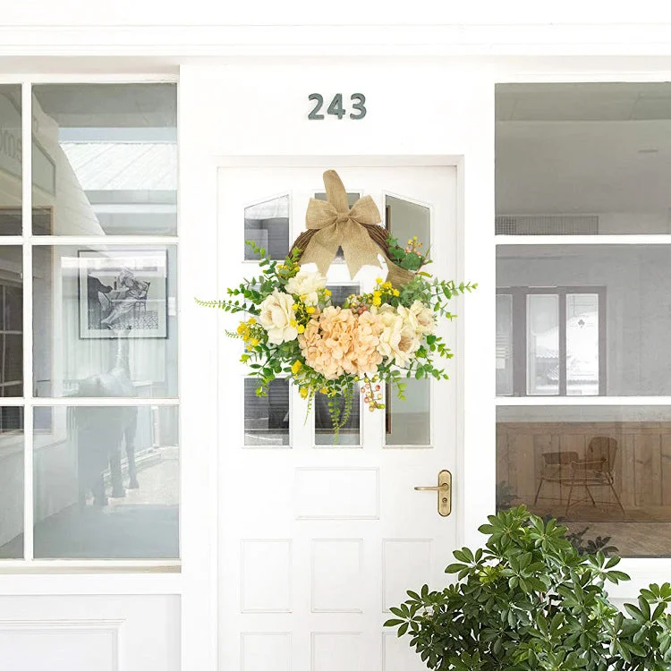 Eucalyptus Hydrangea Home Decor Door Hanging