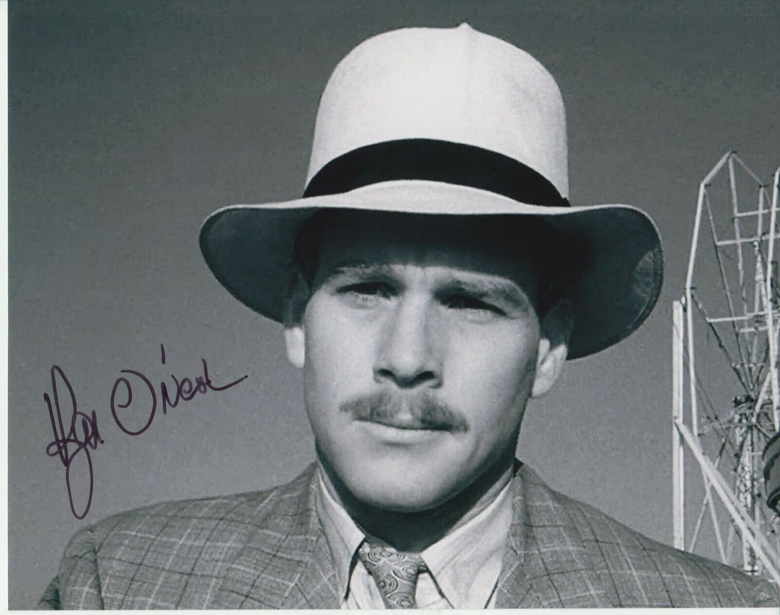 Ryan O'Neal (Paper Moon) 8x10 Signed Photo Poster painting w/ COA Actor #1