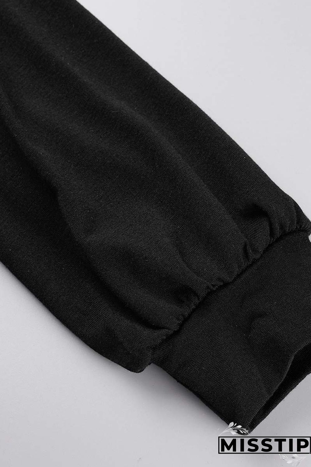 Army Green Casual Letter Print Hollowed Out Patchwork O Neck Long Sleeve Two Pieces