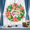 DIY Diamond Painting Garland Snowman Rhinestone Hanging Wreath Set 