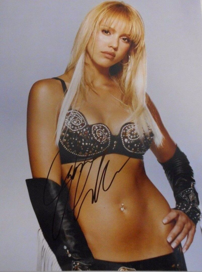 JESSICA ALBA * SO HOT * SIN CITY * 8 X 10 GREAT HAND SIGNED