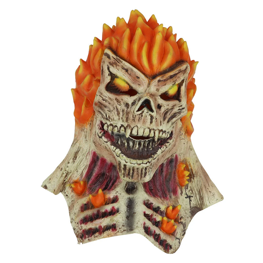 Ghost Rider Cosplay Horror Halloween Mask-elleschic