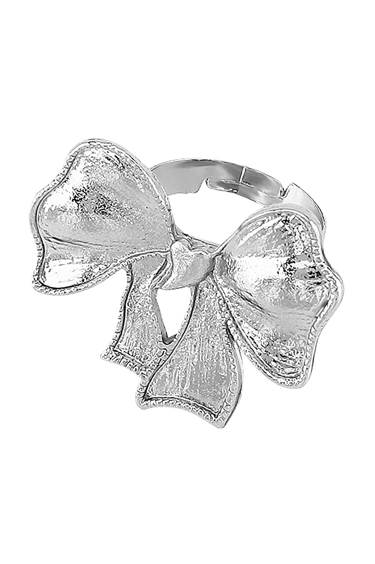 Bowknot Design Alloy Glossy Fashionable Rings