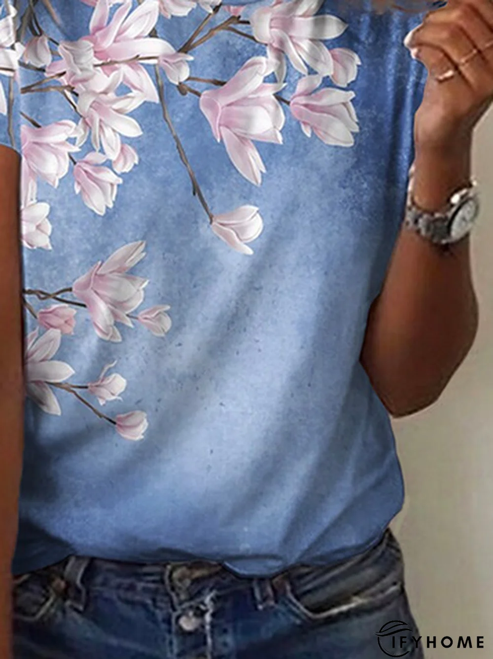 Casual Short Sleeve T-Shirt | IFYHOME