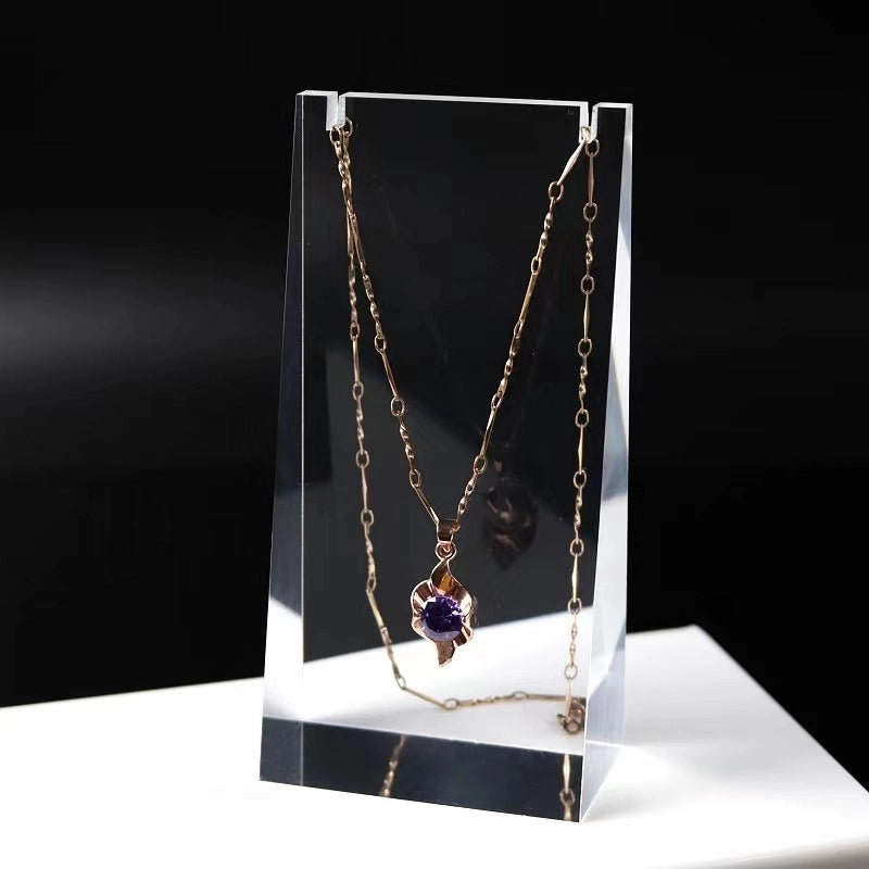 1 Piece 1 Set Arylic Minimalist Transparent Jewelry Rack