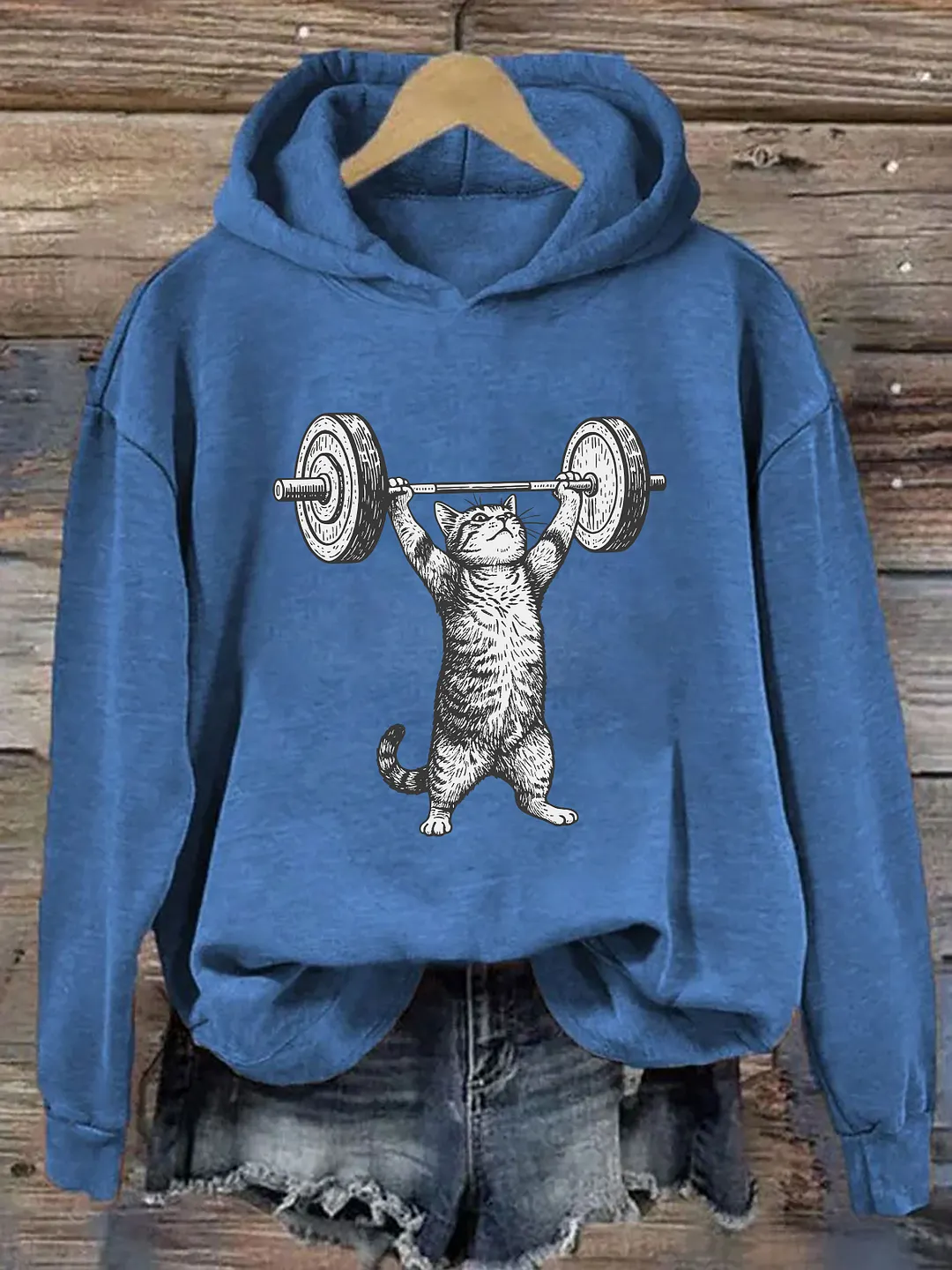 Funny Cat Gym Hoodie