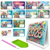 2026 Calendar Diamond Painting Kit DIY Diamond Art Desk Calendar for Home Office