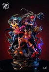Super Rookie Three Captain Monkey D. Luffy, Trafalgar D. Water Law & Eustass Kid with LED - ONE PIECE Resin Statue - LX-Studios