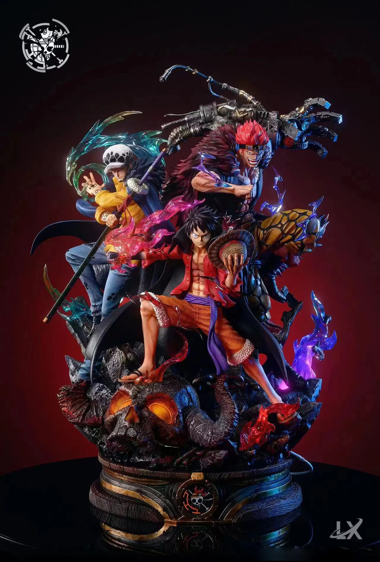 ONE-PIECE OF ROCK /ハット YZ Studio - One Piece Punk Hazard Series Franky And Chopper