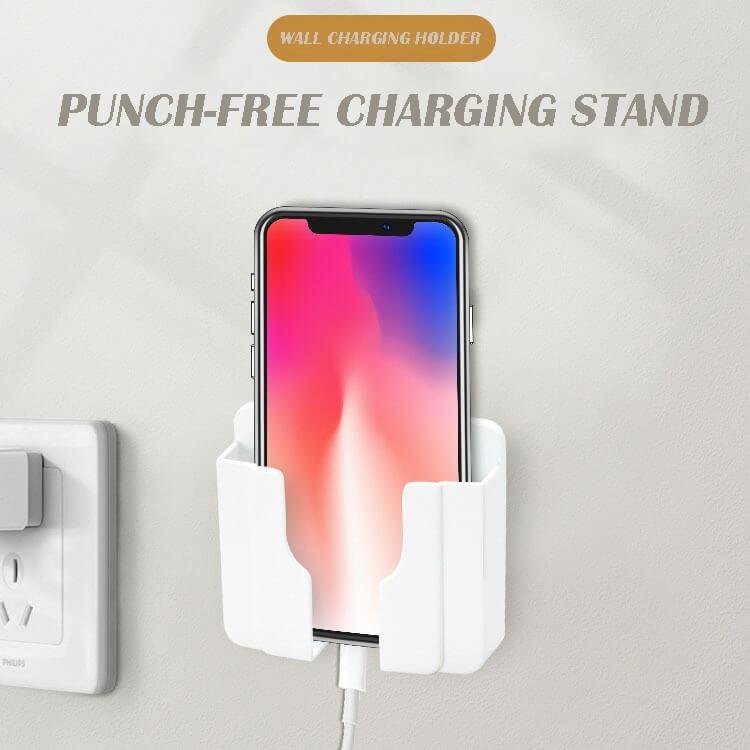 Phone On The Wall Punch-Free Charging Stand