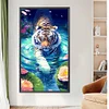 (40*70cm)Tiger - Square AB Drill Diamond Painting