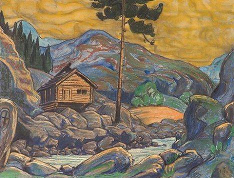 

Hut in The Mountains – Paint By Numbers - 40*50CM, 501 Original