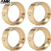 AMK 4Pcs TRX4M Updates Brass 1.3" Beadlock Wheels Bead Lock Ring for 1/18 RC Crawler