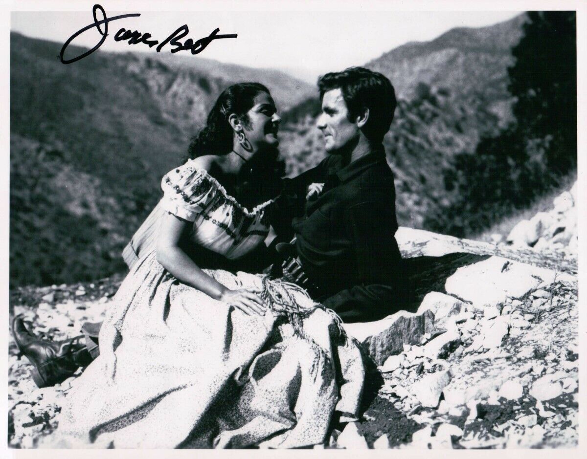 James Best Signed Autographed 8X10 Photo Poster painting Vintage B/W Romantic Sitting w/COA