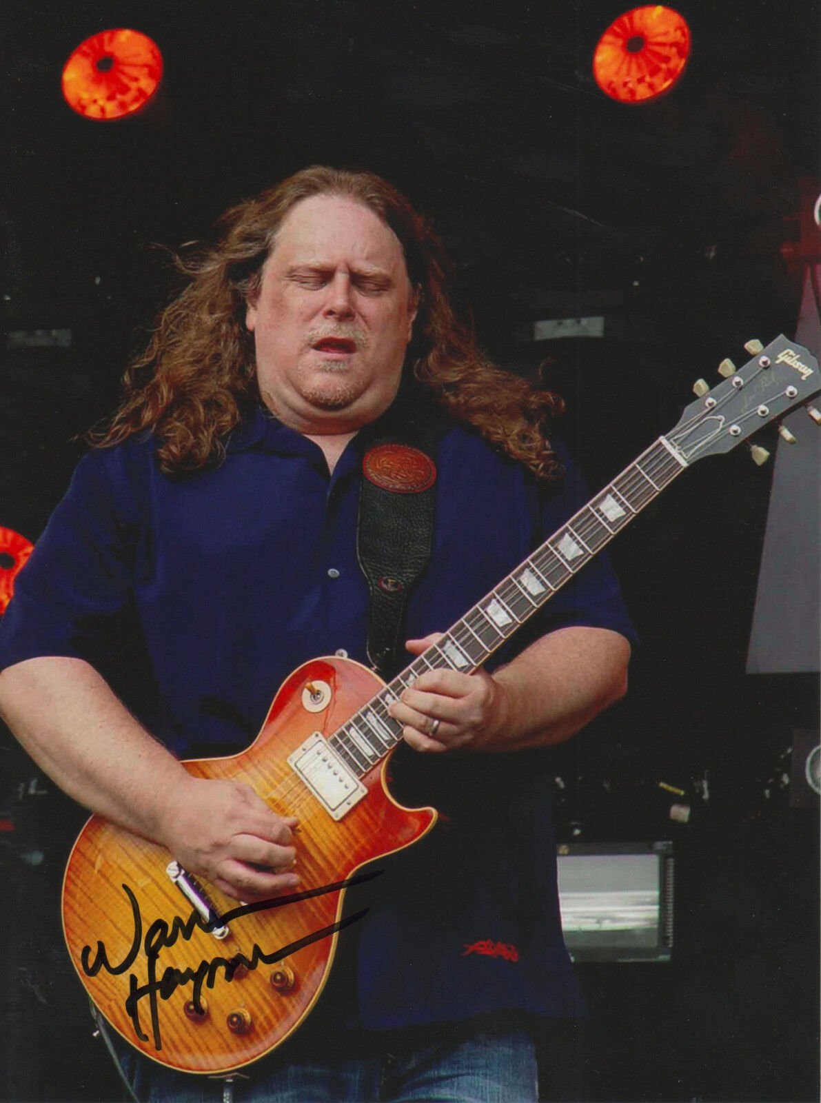 Warren Haynes signed 8x11 inch Photo Poster painting autograph