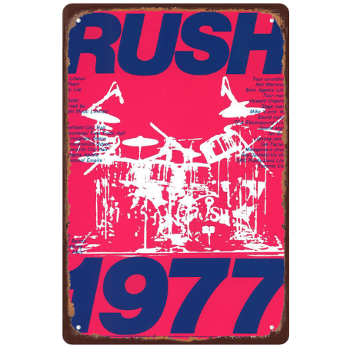 【20*30cm/30*40cm】Rush - Vintage Tin Signs/Wooden Signs