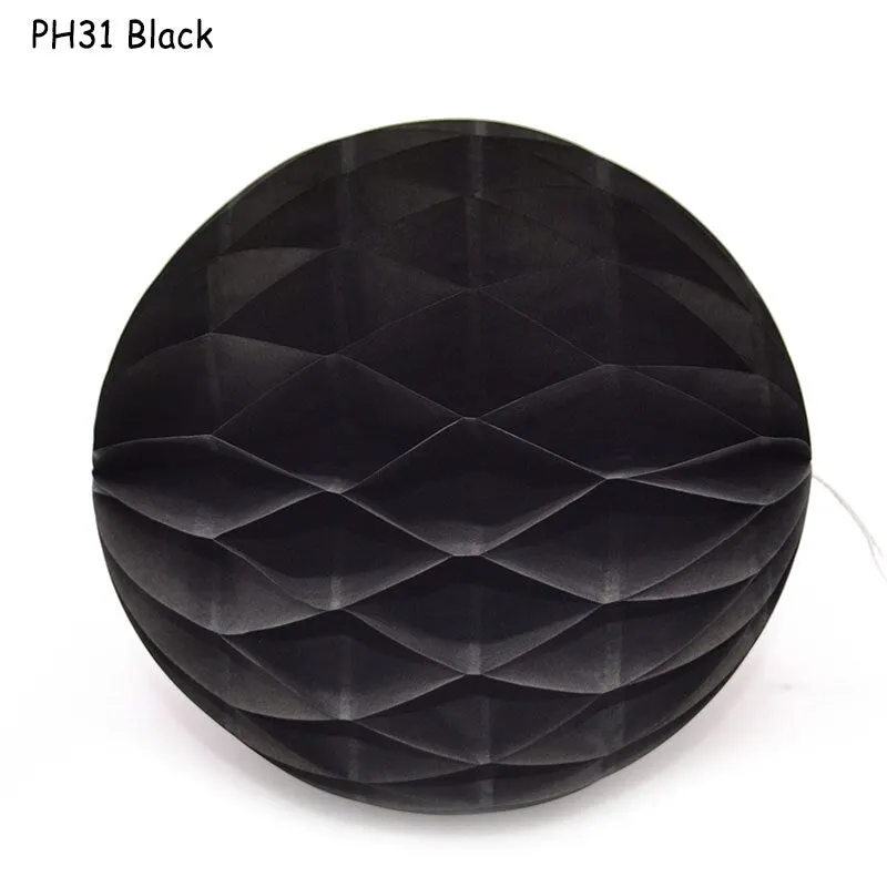 1Pcs 2 -12 Chinese Round Hanging Paper Honeycomb Flowers Balls Crafts Party Wedding Home DIY Decoration Paper Lantern Pompom