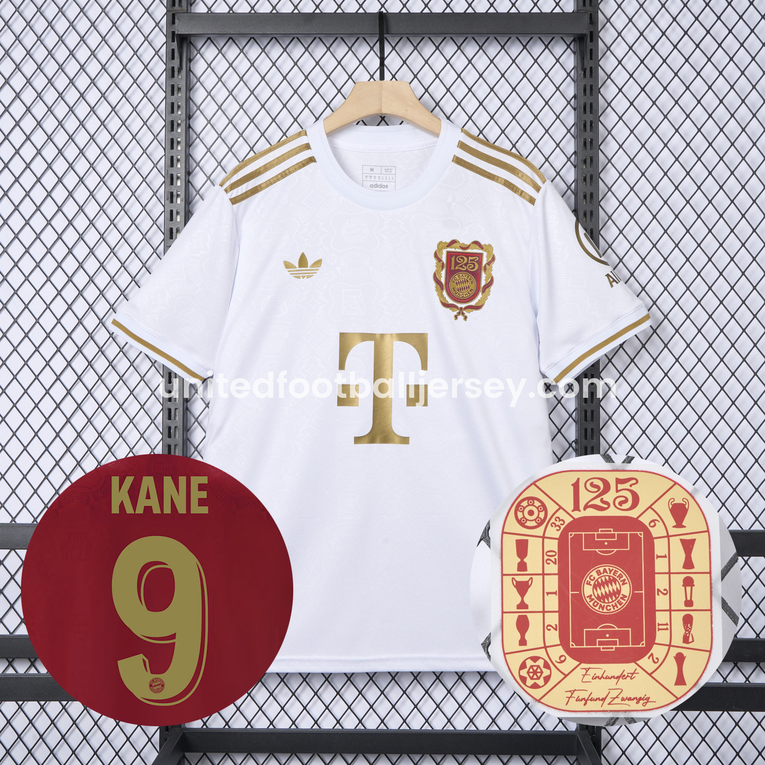 Bayern Munich 2025 White 125th Anniversary Jersey - Fans Version