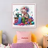 Sewing Old Lady-11CT Stamped Cross Stitch 40*40cm/15.75*15.75in tapestrymarket