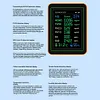 12 In 1 Air Quality Monitor PM2.5 PM10 CO CO2 TVOC HCHO AQI Tester for Indoor