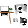 Under Desk Mount for Apple Mac Mini M4 Metal Monitor Holder Wall Mount Stand